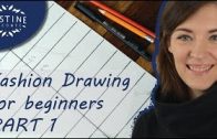 How to draw  | TUTORIAL | Fashion drawing for beginners #1 | Justine Leconte